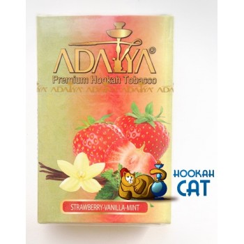 Табак Adalya Strawberry Vanilla Mint (Клубника Ваниль Мята) 50г - фото 1 Табак Adalya Strawberry Vanilla Mint (Клубника Ваниль Мята) 50г - фото 1